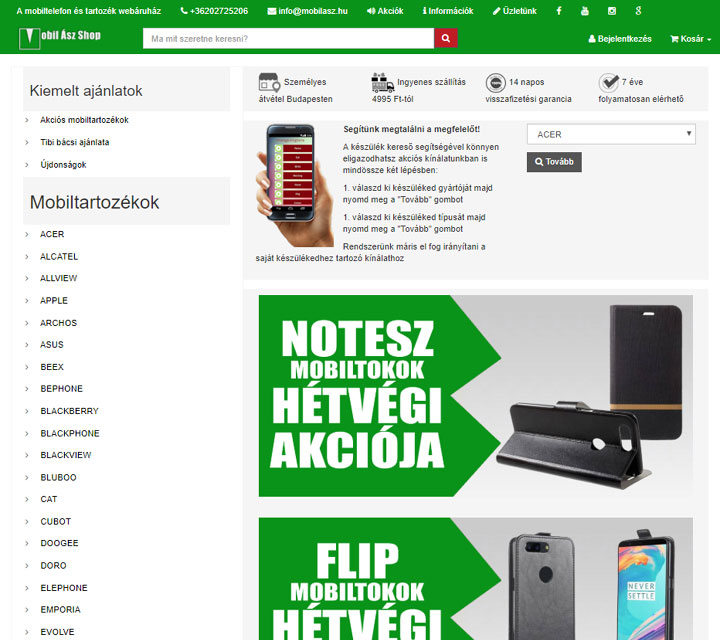 Mobil Ász Shop